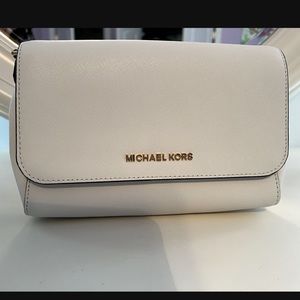 Michael Kors White Crossbody purse